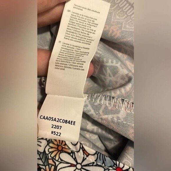 NWT Cupshe Floral Paisley Spaghetti Criss Cross Strap, Mini Sundress - Size XL - Picture 14 of 16